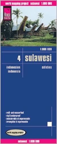Reise Know-How Landkarte Sulawesi (1:800.000) - Indonesien 4: world mapping project: Reiß- u. wasserfest